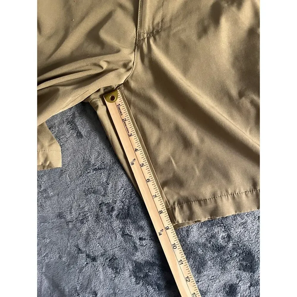 Banana Republic Shorts Size 34 Flat Front Tan Elastic Back Waist 1559922